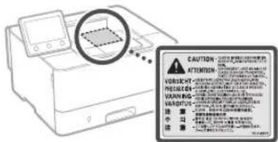 CANON i-SENSYS LBP215x - Laser Safety - 1