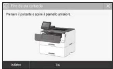 CANON i-SENSYS LBP215x - Sostituzione della cartuccia toner - 1
