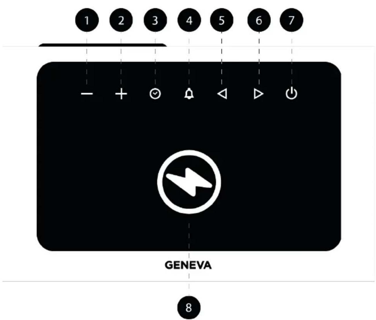 GENEVA Time Digital - 상단보기 - 1