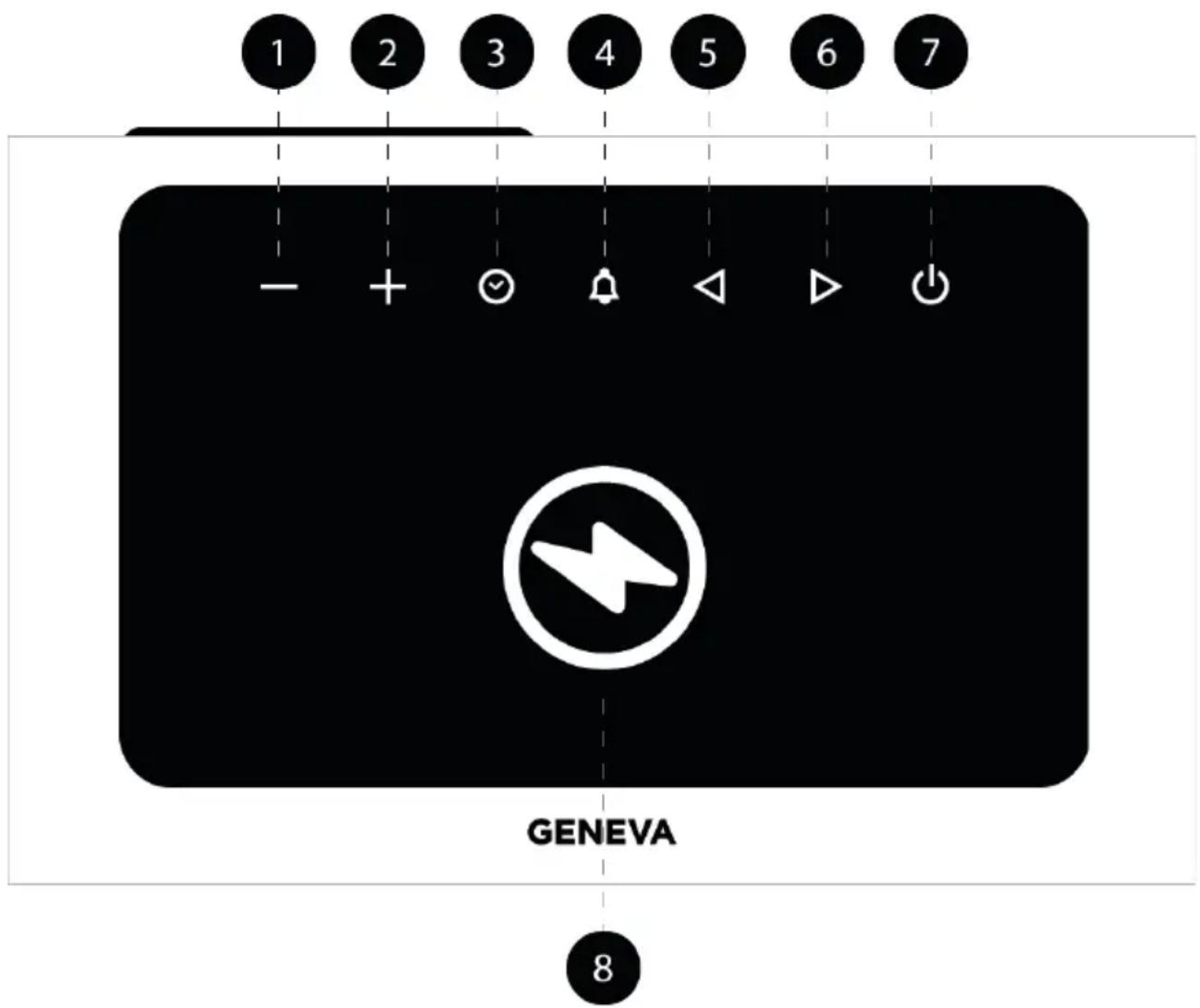 GENEVA Time Digital - Ansicht von oben - 1