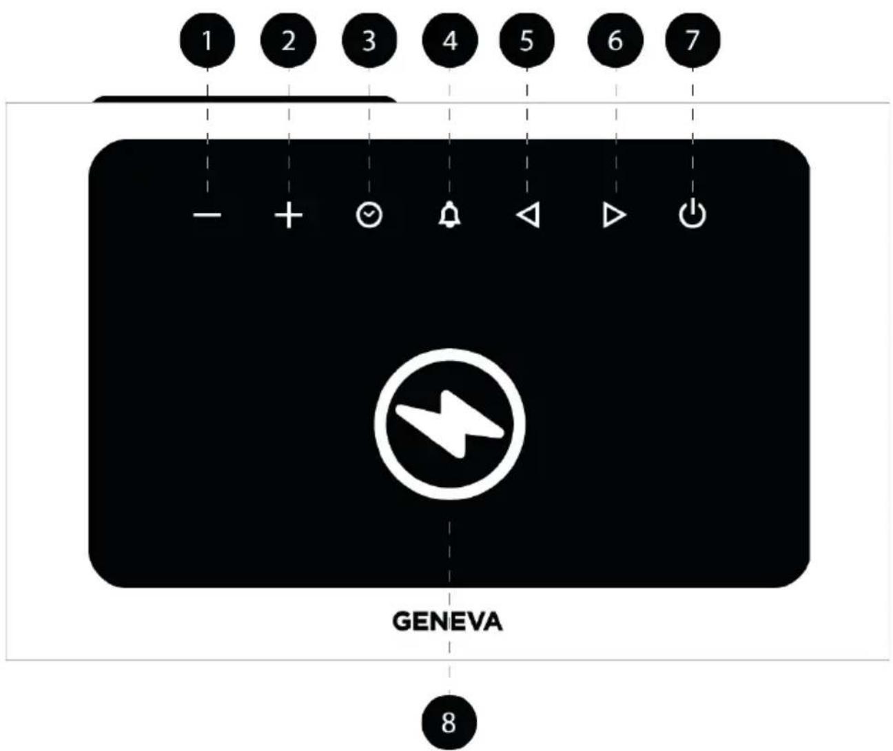 GENEVA Time Digital - 顶视图 - 1