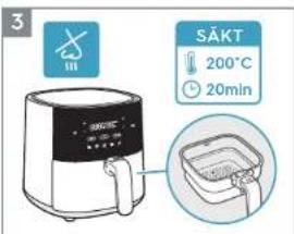 3 SÄKT 200°C 20min