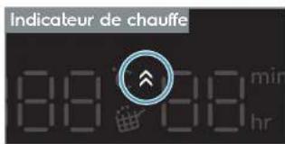 Diagram showing a hand inserting a power outlet into an air fryer, with a confirmation panel and thermometer icon nearby.