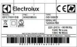 ELECTROLUX EAF7B - MÜŞTERİ HİZMETLERİ VE SERVİS - 1