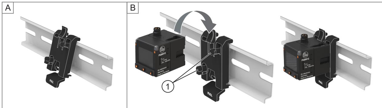 IFM PQC816 - DIN rail mounting - 2