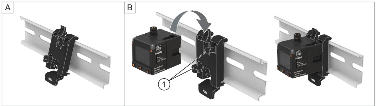 IFM PQC816 - Montaje sobre carril DIN - 2
