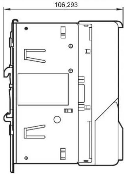 IFM AC424S - Schéma d'encombrement - 2