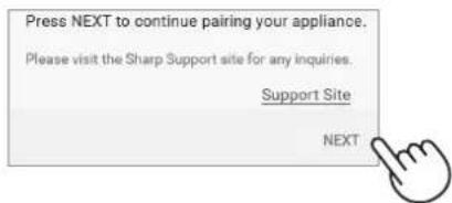 SHARP UA-KIN52E - Follow instructions on the App. - 2