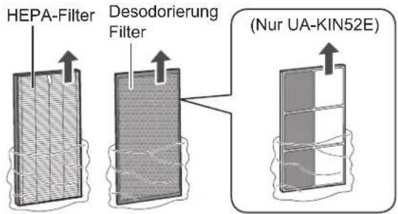 SHARP UA-KIN42E - FILTEREINBAU - 2