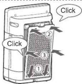 SHARP UA-KIN42E - FILTER INSTALLATION - 4