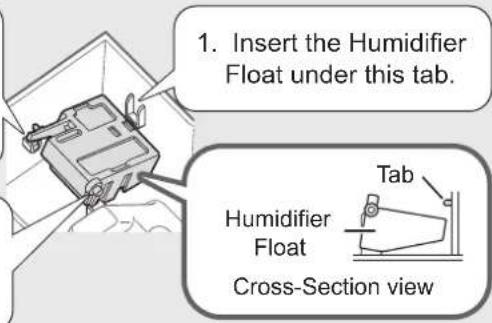 SHARP UA-KIN42E - Humidifier Float Roller - 1