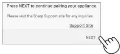 SHARP UA-KIN42E - Seguire le istruzioni sull'app. - 2