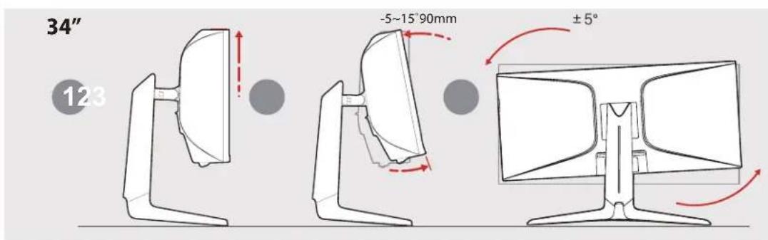 TCL 34R83Q - Réglage de l'angle de vue - 2