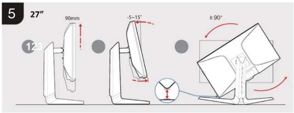 TCL 34R83Q - Réglage de l'angle de vue - 1