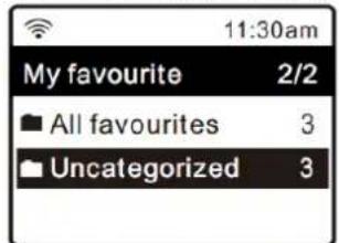 Audizio Livorno - Create new categories - making custom favorite lists - 1