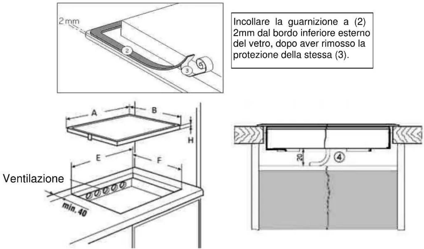 Küppersbusch KI6120.0SR - Come fissare la guarnizione: - 1