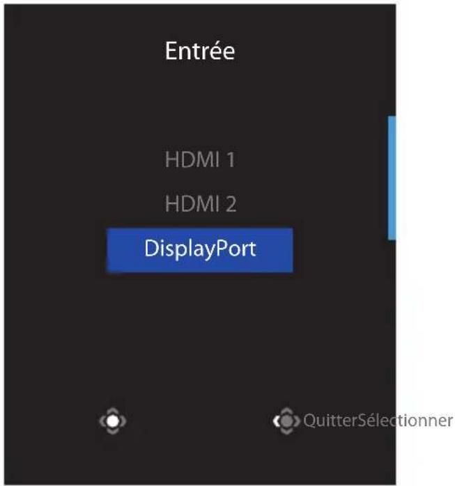 GIGABYTE GS27FA - Sélection de la source d'entrée - 1