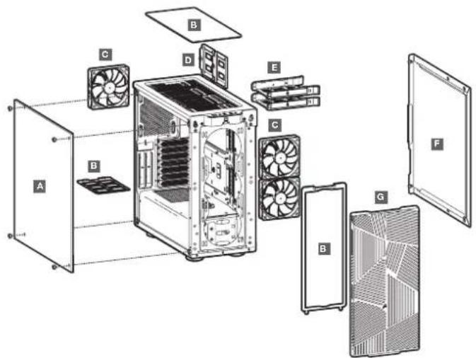 CORSAIR 275R Airflow - 3
