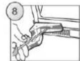 HOOVER HOM4SE68EWPK - FITTING FURNITURE BOARD TO APPLIANCE DOOR - 6