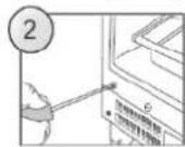 HOOVER HOM4SE68EWPK - INSTALAR A PLACA DO MOVEL NA PORTA DO APARELHO - 3