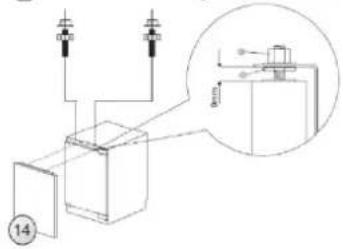 HOOVER HOM4SE68EWPK - MONTAZ DOSKY LINKY NA DVERE SPOTREBICA - 14