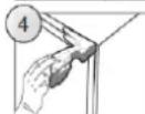 HOOVER HOM4SE68EWPK - CÓMOPANELAR LA PUERTA DEL ELECTRODOMÉSTICO - 7