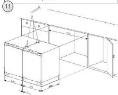 HOOVER HOM4SE68EWPK - FITTING FURNITURE BOARD TO APPLIANCE DOOR - 11