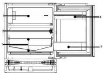 HOOVER HOM4SE68EWPK - DIAGRAMA DO FRIGORIFICO - 1
