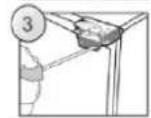 HOOVER HOM4SE68EWPK - MONTAZ DOSKY LINKY NA DVERE SPOTREBICA - 3