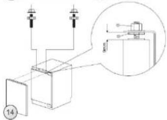 HOOVER HOM4SE68EWPK - MONTAZ NABYTKOVDE DESKY NA DVERE SPOTREBICE - 14