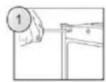 HOOVER HOM4SE68EWPK - MONTAZ DOSKY LINKY NA DVERE SPOTREBICA - 1