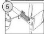 HOOVER HOM4SE68EWPK - FITTING FURNITURE BOARD TO APPLIANCE DOOR - 9