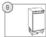 HOOVER HOM4SE68EWPK - INSTALAR A PLACA DO MOVEL NA PORTA DO APARELHO - 8