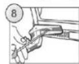 HOOVER HOM4SE68EWPK - MONTAZ DOSKY LINKY NA DVERE SPOTREBICA - 8