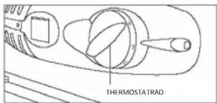 HOOVER HOMLSE68EWKP - Einschalten des Geräts und Einstellen des Thermostats - 1