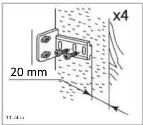 HOOVER HOMS518EWK - A takaróajtó felszerelése - 1