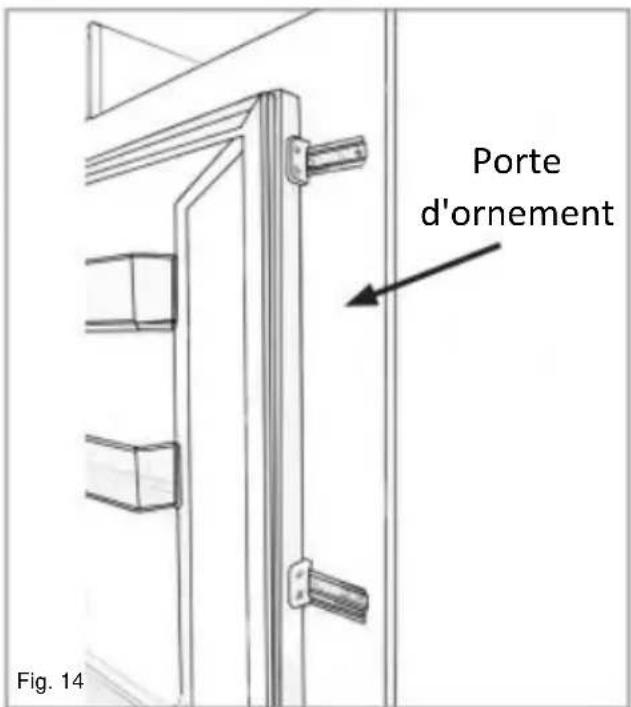 HOOVER HOMS518EWK - Montage de la porte de façade - 4