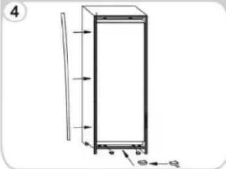 HOOVER HOMS518EWK - Installation dans le meuble - 5