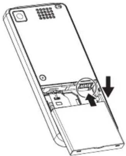 TOSHIBA TS608 - Mise en place ou remplacement de la batterie - 2
