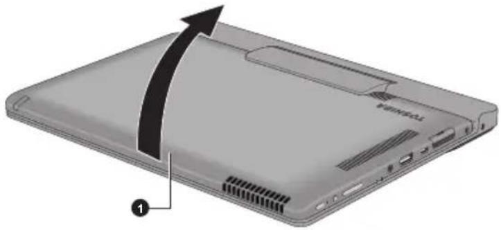 TOSHIBA WT310 - Illustration 2-2 Ouverture du corps de l'ordinateur - 1