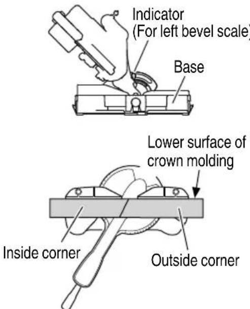 METABO C 3607DRA - For bevel cut setting - 3