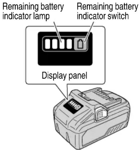 METABO C 3607DRA - ABOUT REMAINING BATTERY INDICATOR - 1