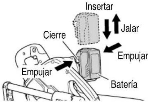 METABO C 3607DRA - MÉTODO DE INSTALACIÓN Y RETIRADA DE LA BATERÍA O EL ADAPTADOR DE CA/CC - 1