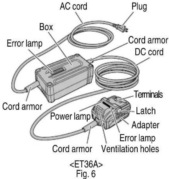 METABO CB 3612DA - AC/DC Adapter - 1