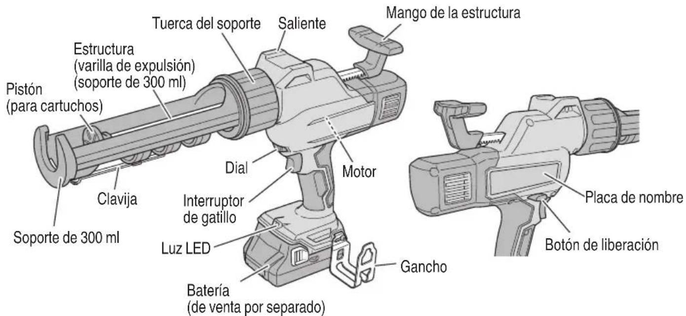 METABO AC 18DA - Pistola inalámbrica para caulking - 1