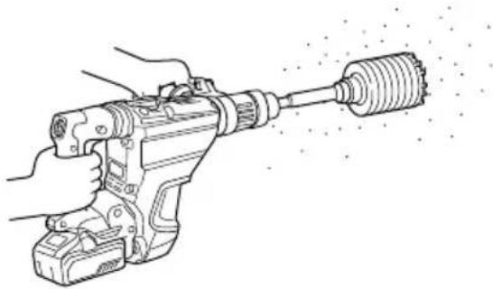METABO DH 3640DA - MODO DE USAR LA BARRENA TUBULAR - 4