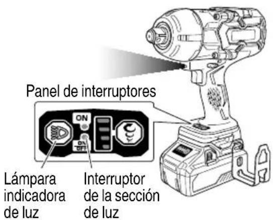 METABO WR36DA - Cómo utilizar la luz LED - 1