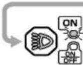 METABO WR36DA - How to use the LED light - 2