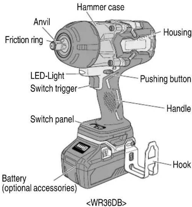 METABO WR36DB - Cordless Impact Wrench - 2