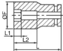 METABO WR36DB - Cubo largo - 8